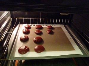 The last sheet. Look at those nice round cookies!