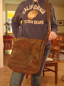 Indy. A rugged messenger bag.