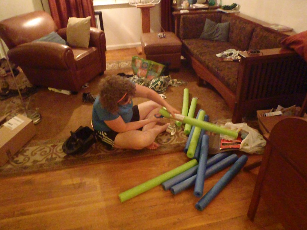 Making the lightsasbers