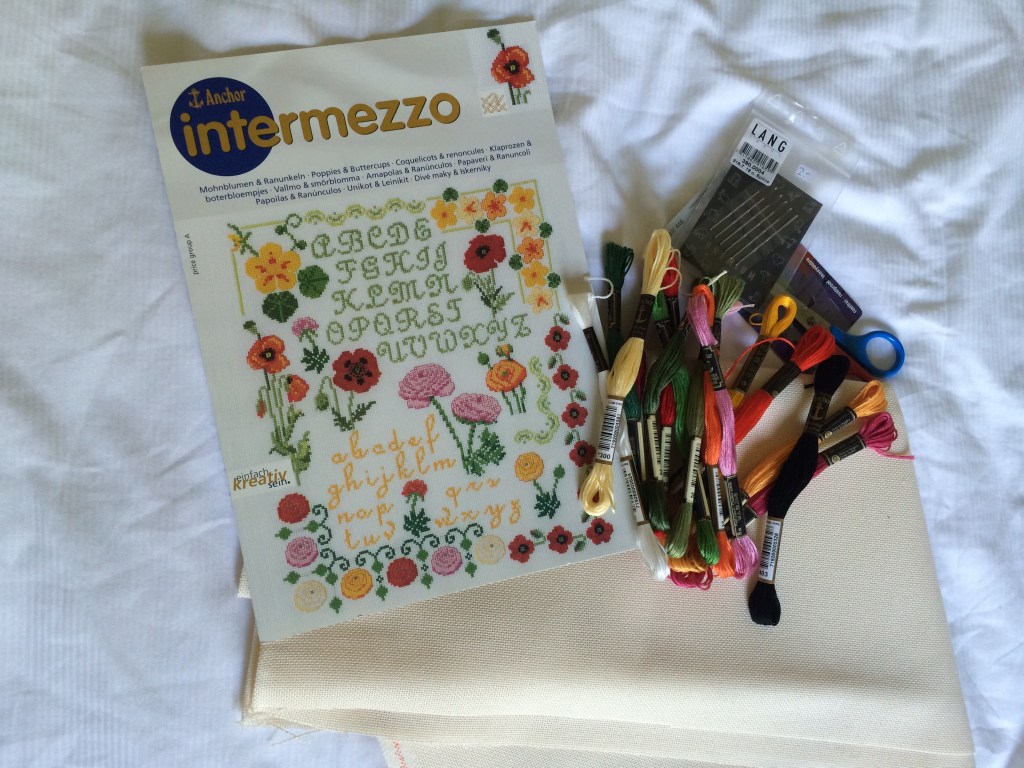 My new sewing project.  I couldn't stay away from needles and thread for long.