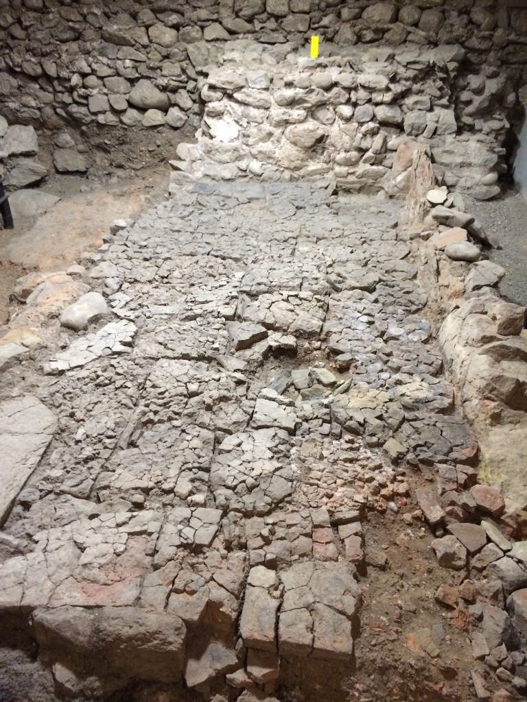 Part of the Monk's living quarters. This is where they would dry corn. (This picture is for my Dad and brother.)