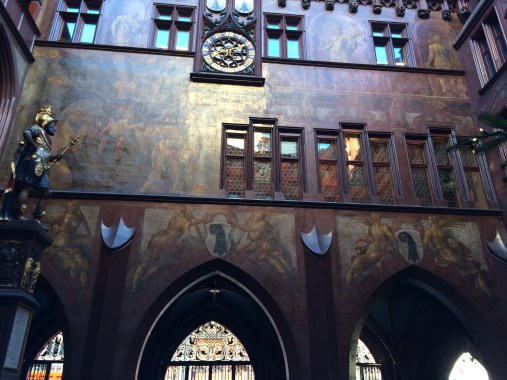 The detailed murals on the inside are amazing. 