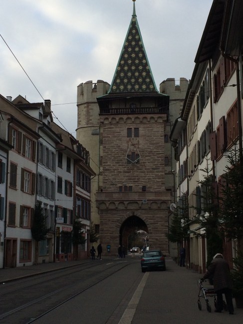 Spalentor.  A gate tower that was once part of the city wall in the 1290s.