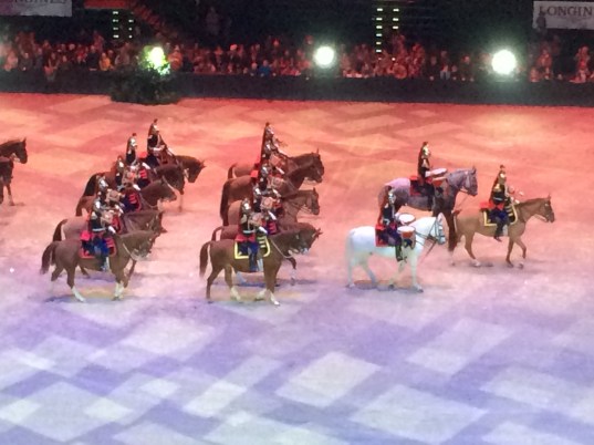 Do you see them??  The drum are leading the way!