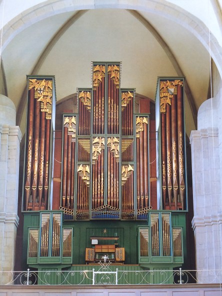 The organ!  Those are gold-plated angels up there!  I wish someone had been playing it while we were there.