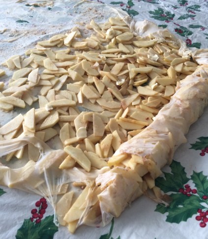 IMG_0813     You can see a big rip right near the bottom. If this happens to you don't panic. You have a lot of rolling to do and it is going to cover that rip with no problem.