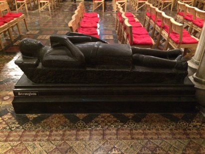 It's Strongbow!  The Norman leader who supported King Mac Murchada during the uprisings in the 1100s.