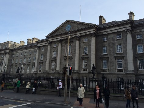 The first part of Trinity you see from the street.