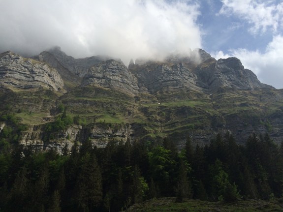 Just me and the kids and all this grandeur. 