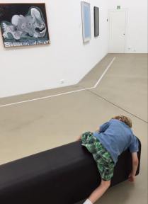 Henrik at the Art Museum 2015